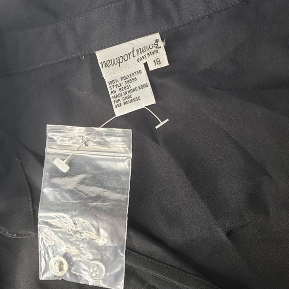 Vintage Newport News Y2K Elegant Flowy Tailored Event Cocktails Party Wrap Dress - Picture 3 of 13